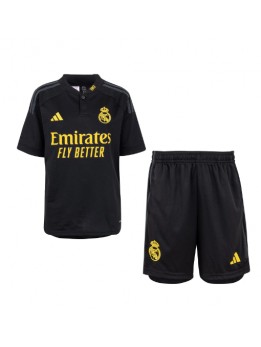 Otroški Nogometna dresi replika Real Madrid Tretji 2023-24 Kratek rokav (+ hlače)
